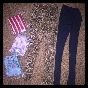 New 5 pairs of leggings. One size